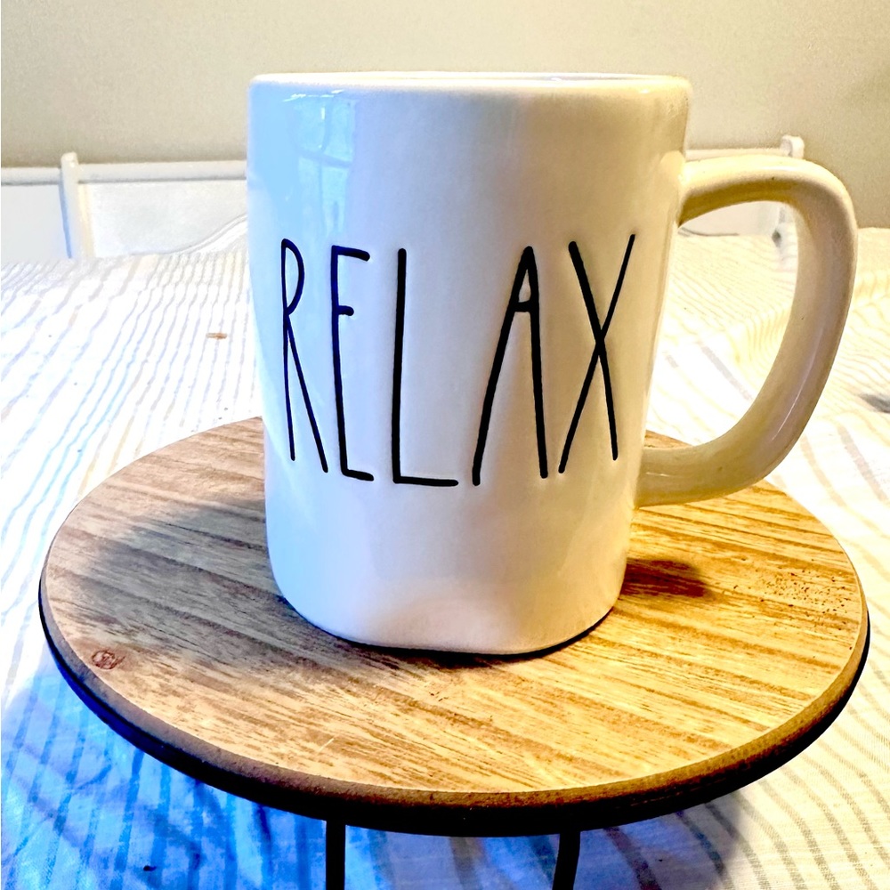 ‘Relax’ Rae Dunn Coffee Mug